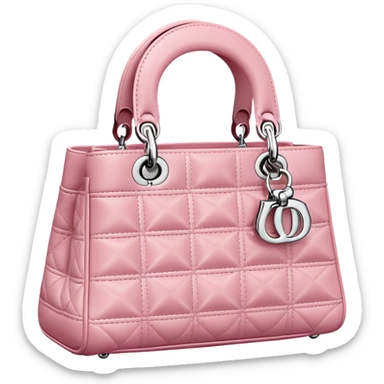 pink dior bag sticker