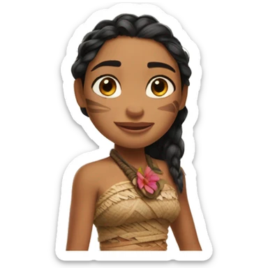 madre de moana sticker