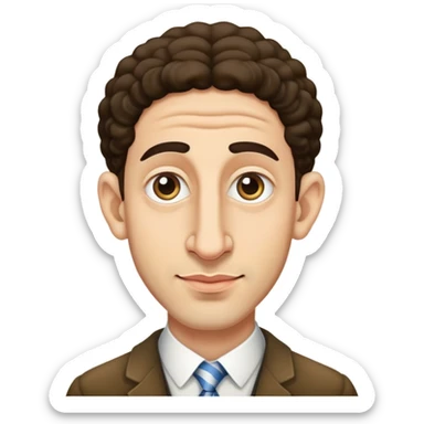 A Jewish guy with big nose sticker