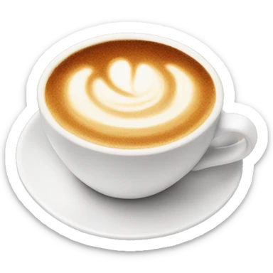Cappuccino sticker