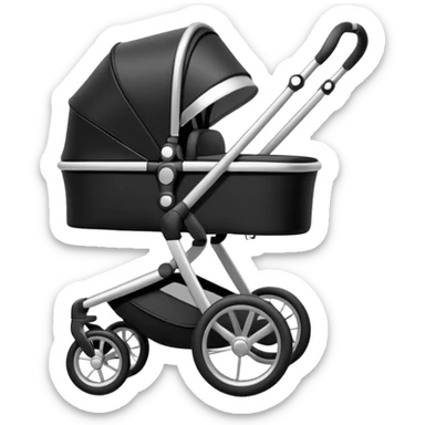 Designer baby stroller sticker