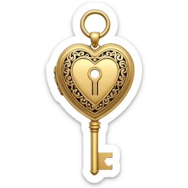 Tiny Key Locket
 sticker
