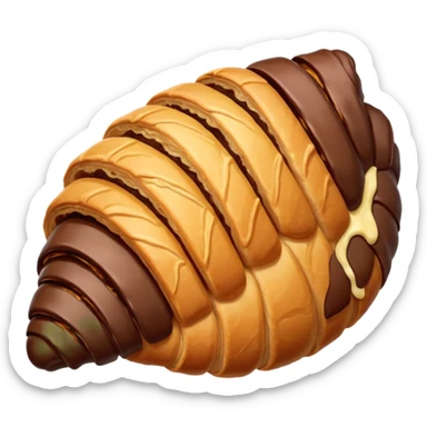 Chocolate croissant  sticker