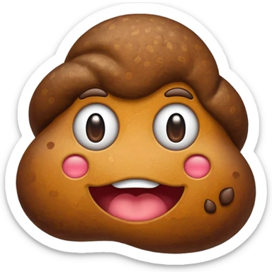 Poop emoji with SuperMicro logo sticker