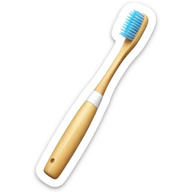 Bamboo toothbrush sticker