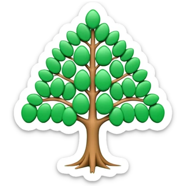 binary tree computer science sticker