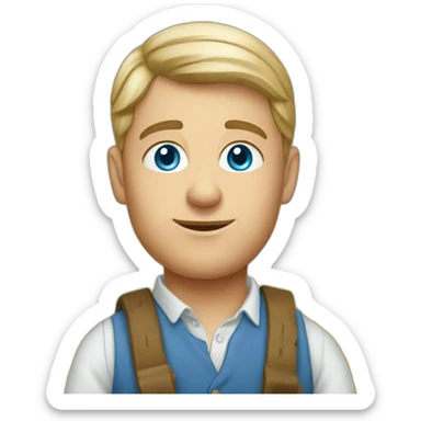 danish-farmer-blue-eyes sticker