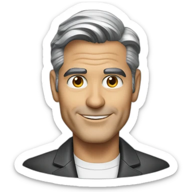 George clooney innovation consultant sticker