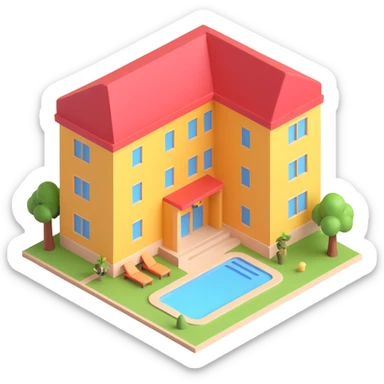 The little ghosts
of the hotel sticker