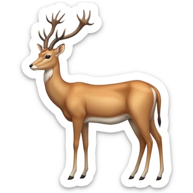 Deer-Antelope-Impala-Gazelle-hybrid, full body sticker