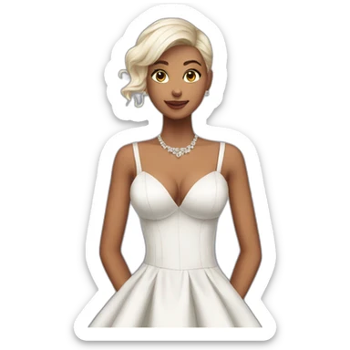 Arian grande dresses sticker