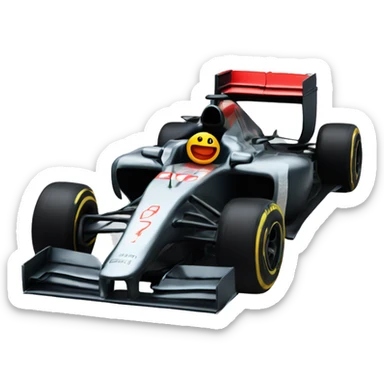 f1 car with boost sticker