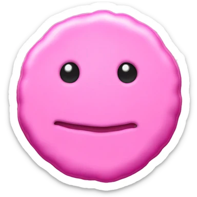 Christmas pink cookie  sticker