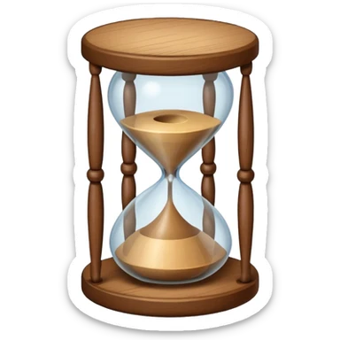 Small hourglass- shaped drum sticker