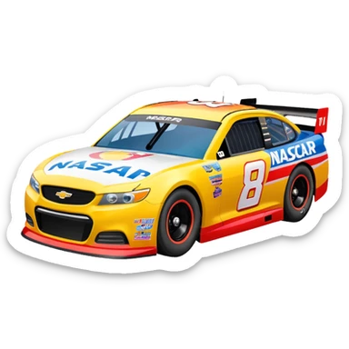 NASCAR BEING ON PRIME VIDEO EMOJI FOR FANS sticker