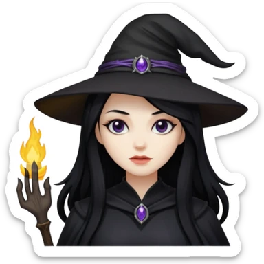 Shadow witch sticker