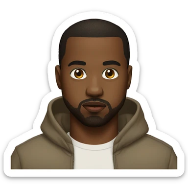 Cat Kanye West sticker