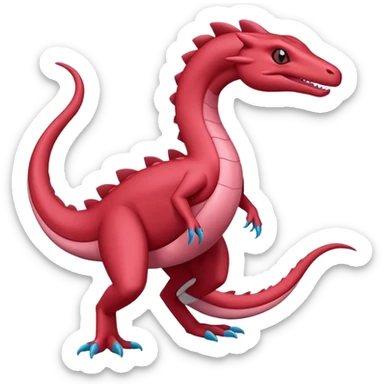 salamence-salazzle-hybrid, full body sticker