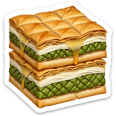 turkish baklava sticker