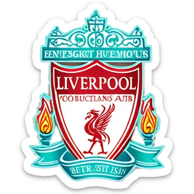 Fc liverpool logo sticker