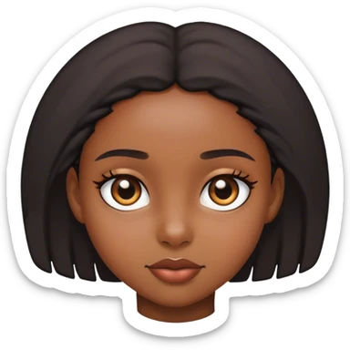 black girl sticker