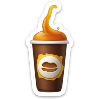 dracaufeu drink caffe sticker