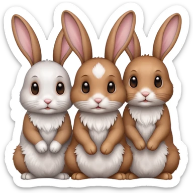 Rabbits sticker
