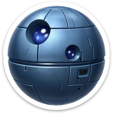 deathstar blueberry sticker