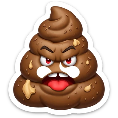 💩+🤬 sticker