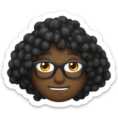 Lazo negro de luto sticker