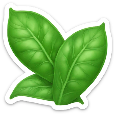 basil leaves sticker