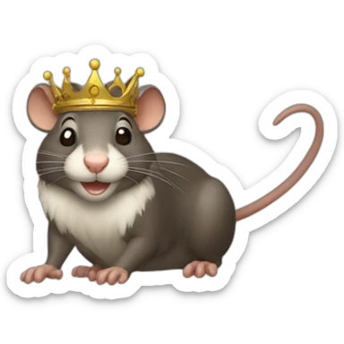 The king of rats sticker