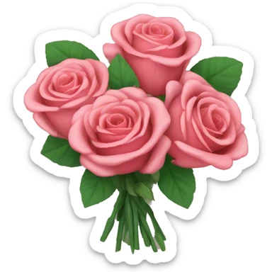bouquet of roses sticker