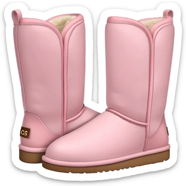 Light pink uggs sticker