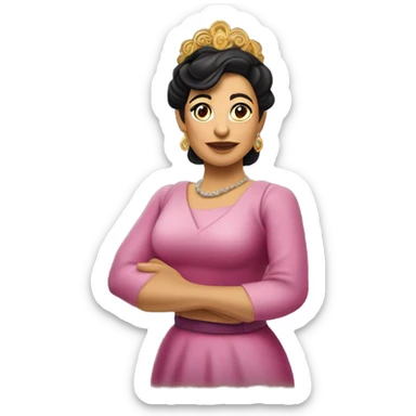 Victoria Espinosa, mujer excepcional comprometida con su patria, luchadora constante y pilar máximo del teatro puertorriqueño y nacional, quedará inmortalizada por sus años de trayectoria. “Madre y Maestra” del teatro puertorriqueño,  sticker