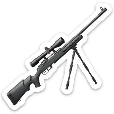 Sniper rifle sticker