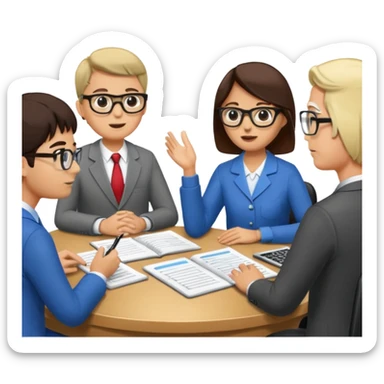 Budget meeting sticker