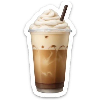 iced latte sticker