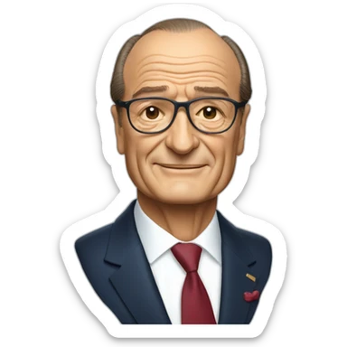 Jacques Chirac sticker