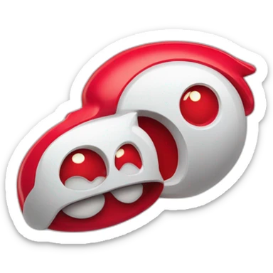 La panthère du logo de la radio NRJ en train de boire sticker