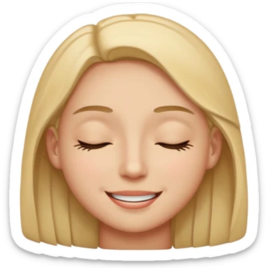 😀 but one eye is closed sticker