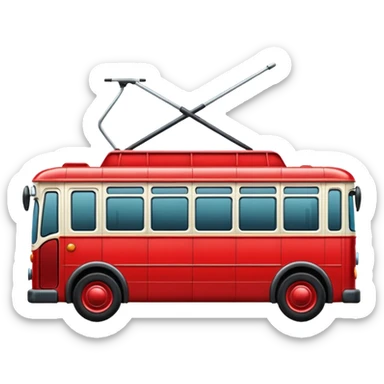 trolleybus sticker