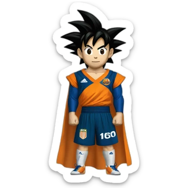 Goku vestido del betis sticker