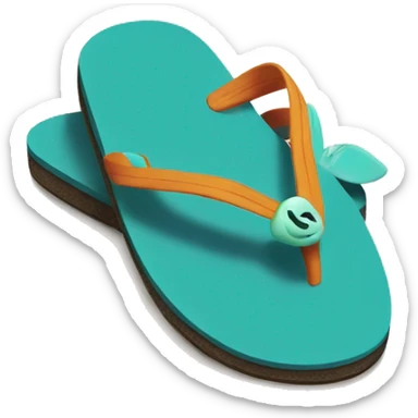 Flip-Flops sticker