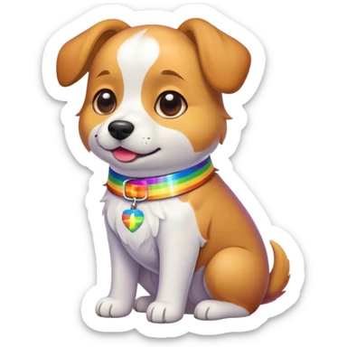 Dog that is an obvious lesbian sticker