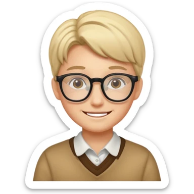 🥺😳 mix those emojis and glasses 👓  sticker