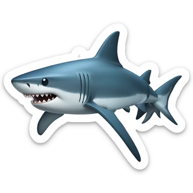 Hawaiian shark sticker