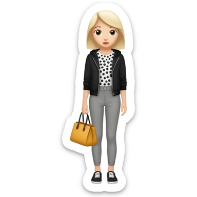 spotted clothing sticker