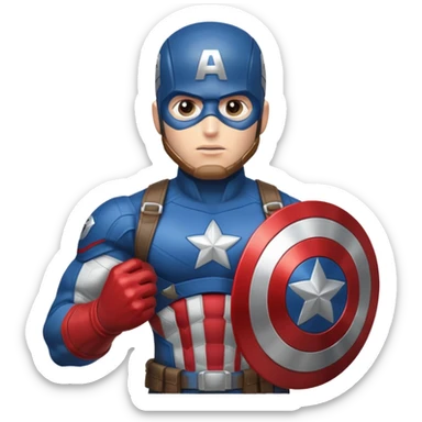 Captain America  sticker