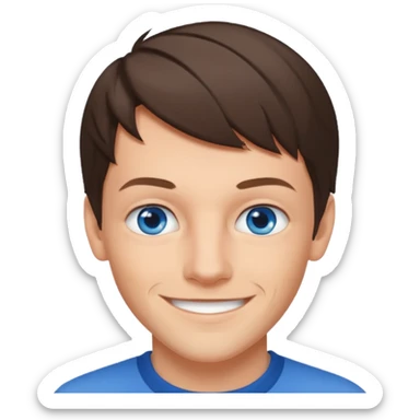 Louis Tomlinson with blue eyes sticker